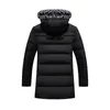 Daunenparkas für Herren DIMUSI Winter Herren Lange Jacke Mode Herren Pelzkragen Thermoparkas Klassische Mäntel Lässige warme Windjacke Gepolsterte Herrenbekleidung 231115