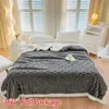 Koce miękki aksamitny styl zimowy ciepły koc na łóżko sztuczne jagnięce kaszmirowe koce ważone wygodne ciepło kołdrę 231116