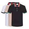 Designer mens Basic business polos T Shirt fashion france brand Men's T-Shirts letter Badges polo shirt shorts