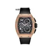 Luxury Mens Watches Richaer Richar Mills Mechanical Swiss Luxury Wristwatches Automatisk livsstil inomhus Tidskod Rose Gold RM72-01