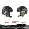 戦術イヤホンの電子射撃ヘッドセットヘルメットマウントバージョンハンティングピックアップとノイズリダクション聴覚保護231115