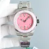 Relógio feminino automático mecânico designer relógios à prova dwaterproof água rosa senhora relógio de pulso 40mm montre de luxo