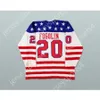 Anpassad Lee Fogolin Team USA Canada Cup Hockey Jersey New Top Stitched S-M-L-XL-XXL-3XL-4XL-5XL-6XL