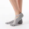 Calzini sportivi da donna Yoga Cotton Dot Silicone antiscivolo Pilates di alta qualità Balletto Danza Sport per il fitness