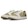 jordan 1 jordans1 retro travis scott Top Designer Men Basketball Shoes Reverse Mocha Olive Black Phantom Low Jumpman Men Women Trainers Sneakers 【code ：L】