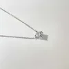 Paston Gold Lab Grown Diamond Fine Jewelry 0.62ct Solitaire Halsband Vackra hänghalsband för kvinnor