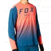 2023Camisetas para hombres Hpit Fox 2021 NUEVO Jersey negro Motocross Ciclismo Off Road Dirt Bike Riding ATV MTB DH Camisa de manga larga de carreras para hombresQ23