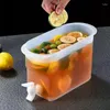Water Bottles Refrigerator Cool Bucket Large Capacity Fruit Teapot Drink Dispenser Beverage Drinkware Pot With Spigot For Tea Jar