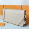 Mode Haute Qualité Multi Pochette Felicie Luxe Lettre Portefeuille Mini Sacs À Main Bandoulière Designer Sac Femme Sac À Main Sac À Bandoulière Bagzone Sac En Cuir Cosmétique Sac