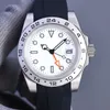 Trendige mechanische Automatikuhr für Herren, 40 mm, Edelstahl, schwarzes Zifferblatt, hochwertige Uhr, Saphirglas, wasserdicht, klassisches Faltarmband, Montre de Luxe, dhgate