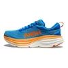 Hoka Clifton 9 Baskets montantes Hokas Chaussures Femmes Hommes Peach Whip Cloud Shifting Sand Noir Blanc Hoka Bondi 8 Chaussure de course Hommes Grande taille Baskets d'extérieur Baskets basses