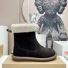 Top Boot Designer Snow Boots Australien Tjock Sole Flat Heel Tasman Wool Non Slip Rubber Sole Warm Winter Shoes 35-40