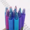 Stylos à bille Stylo effaçable stylo à bille 0.5mm stylo à bille presse lumineux et coloré fournitures scolaires stylo de pratique de calligraphie 48 pièces 231116