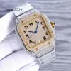 Luxury Watch Diamond Watch Mens Automatic Mechanical 40mm Sapphire Business Women Wristwatch High-end rostfritt stålbälte