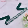 Other Fashion Accessories TOPQUEEN S6D Belts for Women Waist Elastic Ladies Band Dark Green Decoration Coat Sweater Dress Waistband 231115