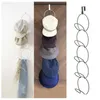 Hooks & Rails Detachable Baseball Cap Rack Hat Holder Home Punch-free Stackable Storage Door Closet Space Saving Hanger OrganizerHooks