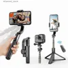 Stabilizzatori Gimbal palmare Smartphone Stabilizzatore portatile Bluetooth Treppiede Selfie Stick Gimbal pieghevole per fotocamera Gopro Telefono Youtube Vlog Q231116