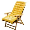 Travesseiro longo espessamento cadeiras reclináveis dobrável macio sólido engrossar jardim espreguiçadeira cadeira janela sofá chão almofada