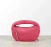 Saco de noite de pele falsa puff tote designer balde quente tophandle pequena bolsa hobos feminino rosa cinza laranja inverno 231115