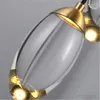 Applique magique boule de cristal lampes Post Moder luxe tout cuivre salon décor à la maison lumière chambre chevet fond Wandlamp