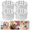 Coleiras de cachorro 10 pcs suprimentos latas de metal tampas ferramenta de treinamento de odor cães kit de alumínio trabalho comida filhote de cachorro