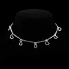 Anklets New Fashion Hollow Star Heart Pendant Foot Anklet Chain 925 Sterling Silver Ladies Beach Anklets Armband For Women Jewelry Giftl231116