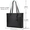 Maletines Bolsa de negocios para mujeres Oficina 15 6 pulgadas Maletín de cuero impermeable Bolsos grandes Diseñador de lujo Marca de moda Tote 231115