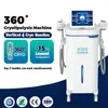 Résultat direct -15 ﾰC 360ﾰ gel CRYO cellulite réduire l'amincissement Machine de cryolipolyse de gel des graisses Machine de congélation des graisses avec de plus grandes tasses Cool minceur avec 5 poignées