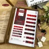 Rormays 30 kleuren gel polijsten rood set glanzende glans semi-permanente gemengde vernis gel geschenkdoos kleurenkaart roze rood UV primer afwerking 15ML Nail Art fabriek groothandel