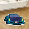 Carpet Sports Racing Car Shape Rug Boy Living Room Bedroom Decor Embroidered Non slip Floor Mat Doormat Home 231116