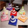 Coussin / Coussin d'oreiller décoratif Coussin décoratif Simation Traffic Cone Peluche Creative Peluche Jouet Construction Signe Poupée Enfants Garçons Route DH0Pz