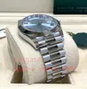 Luxury Wristwatch Automatic Men's Platinum Ice Blue Day-Date 2023 Watch 40mm 228206 Hela automatisk mekanisk rörelse 3235