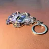 Keychains Final Fantasy Game Acrylic Keychain Pendants Dubbelsidiga nyckelbilar Tillbehör Key Chain Men ring gåvor