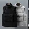 Gilet da uomo Gilet invernale Giubbotti senza maniche 2023 Autunno Mens Warm Homme Casual imbottito in cotone Gilet Chalecos Para Hombre 231116