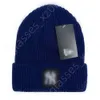 MLBビーニー最高品質の帽子NYキャップデザイナーラグジュアリーラグジュアリービーニーハットバケツキャップマン/レディースボンネットファッションニットハットフォールウーレンレターJACQUARDユニセックスウォームビーニーN13