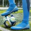 Boots بالجملة فستان جودة كرة قدم متينة ضوء مريح Futsal Soccer Caleats أحذية الرجل في الهواء الطلق في الهواء الطلق حذاء رياضة مرصع 2 39