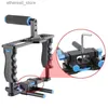 Stabilisateurs Caméra Stabilisateur Cage Vidéo Plate-Forme D'épaule Pour A7 A7R A7Rs II III A9 A6500 GH4 GH5 6D 7D 5D Mark III IV Nikon D850 Q231116