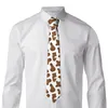 Cravates d'arc classiques pour hommes, cravates en soie pour hommes, fête de mariage, affaires, col adulte, décontracté, peau de vache brune