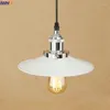Pendant Lamps IWHD White Retro LED Lights Fxitures Dinning Room Hanging Vintage Lamp Edison Style Loft Industrial Light Home Lighting