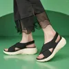 Sandalen, coole Hausschuhe, weiblich, weiche Sohle, rutschfest, verschleißfest, flach, Strand-Flops, Damen, Damen, Leopardenmuster