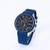 Wristwatches BaoDery produced Soria provides quartz movement mm blue watch band classic sixpin threeeye calendar window business casual e 231115