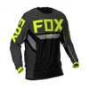القمصان للرجال Sufix Fox Summer Mtb Road Motocross Shirt Men Treasable Mountain Bike Mtb Long Sleeve Racing Quick-تجفيف الدراجات Jersey H23