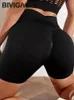 Women s Shorts BIVIGAOS Summer High Waist Push Up Fitness Mini Sexy Sport Short Leggings Peach Butt Lifter Biker 231116