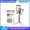 Stabilizers Zhiyun Smooth Q4 3-AxisスマートフォンGimbal Stabilizer for iPhone 14 13 12 Samsung vlogging for Tiktok YouTube Q231116