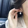 أقراط مسمار Diwenfu 925 Sterling Silver Freshwater Pearl Enring for Women CN (Origin) Jewelry Luxury Orecchini