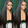 Transparent 360 Lace Frontal Wig 4x4 Closure Straight 13x6 Front Human Hair Wigs For Black Women 30 Inch