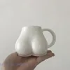 Muggar Creative Ceramic Mug Milk Smak Butt Body Shape Naken Lovely Cup Handtag Design Desktop Storage Home Decoration Coffee Cups 231115