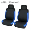 Novo upgrade Sporty Blue 4/9 PCS Universal Polyster Casats Capas de assento