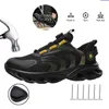 Zapatos de Seguridad Zapatos de Seguridad para Hombre con Pomos Botas de Exterior con Antiperforación para Respirar ZAPATOS DE HOMBRE con Plataforma Antideslizante 231116