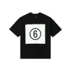 Maison Margela T Shirt Designer Fashion Clothing Luxury TeesTシャツ新しいMM6マジラメゾンスタイルパッチ番号6